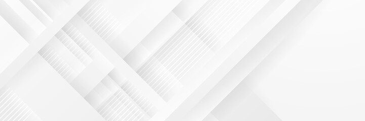Fototapeta premium White abstract banner. Minimal vector white design. Vector illustration. Vector abstract graphic design banner pattern background template.