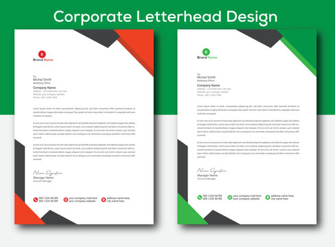  letterhead design flyer corporate official minimal creative Modern Business Letterhead
design professional informative newsletter 