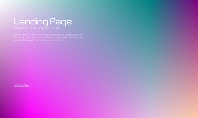 Landing page mesh background vector illustration suitable for multiple purpose