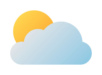 sun and cloud icon