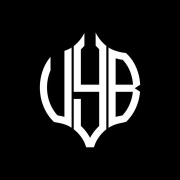 VYB letter logo. VYB best black background vector image. VYB Monogram logo design for entrepreneur and business.
