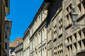 Architecture in the city of Geneva, Switzerland