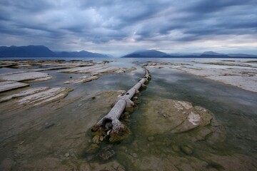 siccità sul lago di Garda