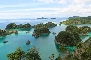 tropical island in indonesia