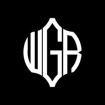 WGR letter logo. WGR best black background vector image. WGR Monogram logo design for entrepreneur and business.
