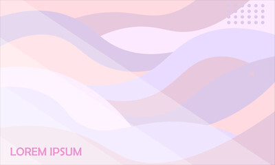 Fototapeta premium Abstract flat background wallpapper colorfull wave water abstrac wallpaper. vector illustration