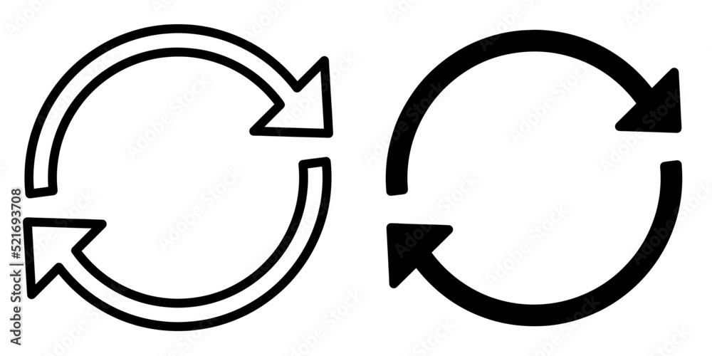 Poster ofvs57 outlinefilledvectorsign ofvs - sync vector icon . isolated transparent . refresh / update - r