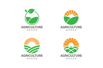 Agriculture logo collection