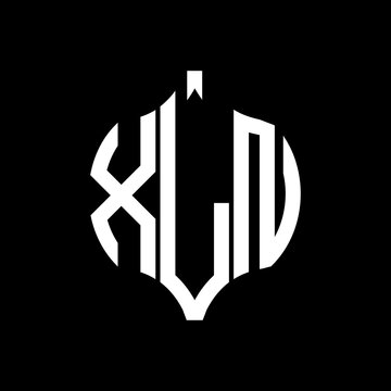 XLN letter logo. XLN best black background vector image. XLN Monogram logo design for entrepreneur and business.

