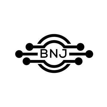 BNJ letter logo. BNJ best white background vector image. BNJ Monogram logo design for entrepreneur and business.
