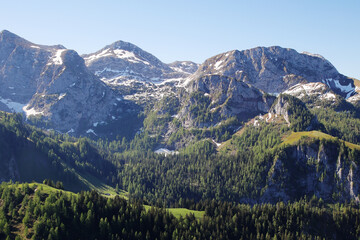 View from Jenner mountain, near Koenigsee, Germany