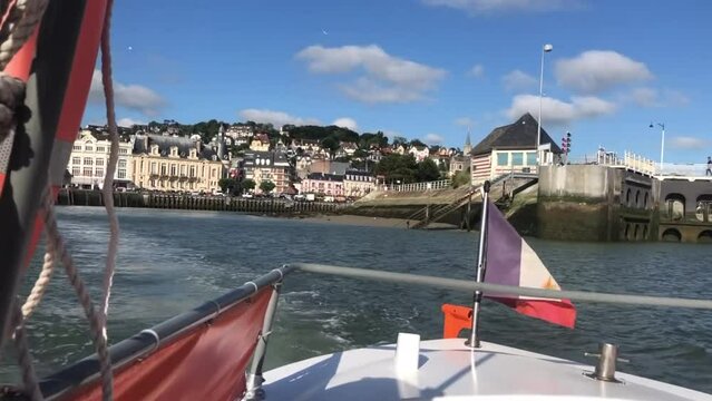 Deauville, Trouviile, Bateau, Bac, Navette