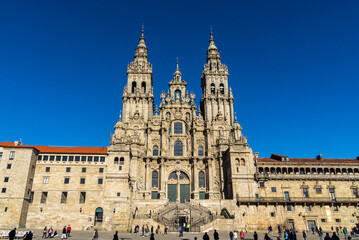 Fototapeta na wymiar Catedral de Santiago de Compostela. Galicia, España.