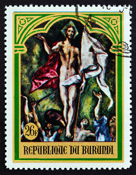 Resurrection by El Greco (Burundi 1969)