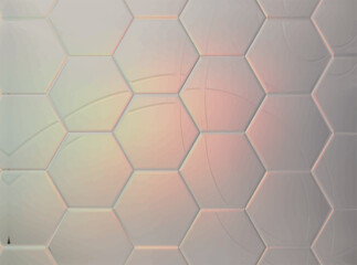 Abstract background. Artistic stylish geometric background with hexagonal structure textured.