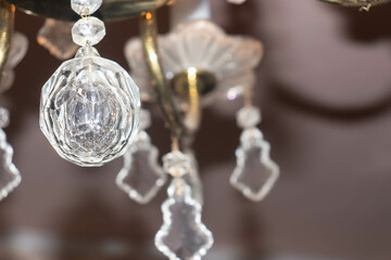 crystal chandelier pendant ,faceted crystal pendants