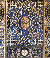 Obraz premium ceramic tile with geometrical figures