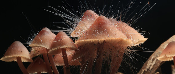 fungus is a parasite on the mushroom Spinellus fusiger