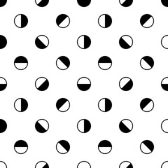 Circles pattern. Circular figures seamless ornament. Dots backdrop. Dot motif. Circle shapes background. Dotted wallpaper. Digital paper, abstract image, textile print, web design, vector artwork