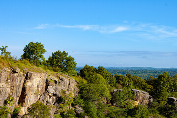 cliff in the mountains
