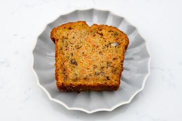 Table scene of assorted take out or delivery foods. Traditional Turkish cuisine. Various Turkish desert and cake. Top down view on a table.
