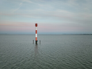 Leuchtturm in der Nordsee