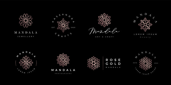 Luxury mandala logo