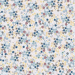 Ditsy flower seamless fabric design pattern