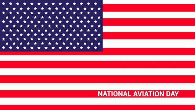 National Aviation Day, concept design in animation
