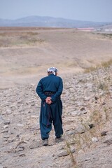 Traditional kurdish man in Iraqi Kurdistan