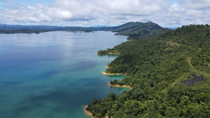 The Batang Ai Dam of Sarawak, Borneo, Malaysia