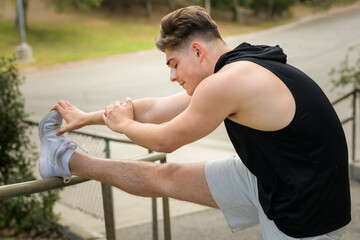 Stretching Out Before a Run