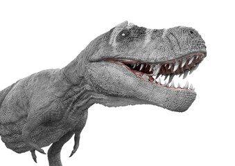 tyrannosaurus rex side view