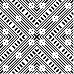 Design seamless monochrome geometric pattern. Abstract background. Vector art.Perfect for site backdrop, wrapping paper, wallpaper, textile and surface design. 