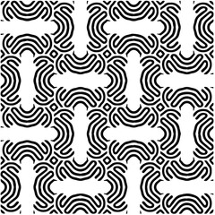 
Design seamless monochrome geometric pattern. Abstract background. Vector art.Perfect for site backdrop, wrapping paper, wallpaper, textile and surface design. 