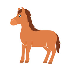 cartoon horse icon
