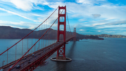 Golden Gate Bridge Sunset San Francisco California