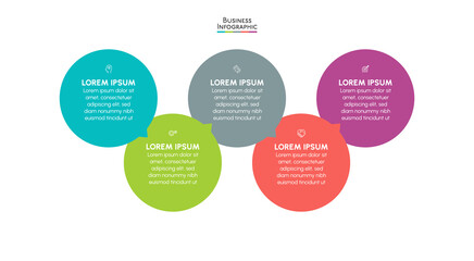 Business data visualization. timeline infographic icons designed for abstract background template milestone element modern diagram process technology digital marketing data presentation chart Vector