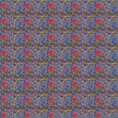 Fabric Flower batik pattern wallpaper