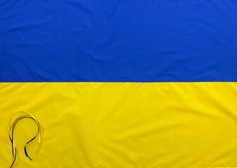 Ukraine flag background. Eastern europe country. Patriotism. Democracy and politics.