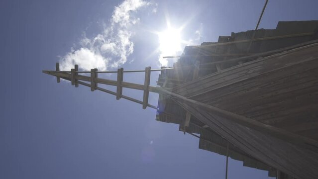 Traditional Phinisi Pinisi Boat Building at Tanjung Bira, South Sulawesi, Indonesia
