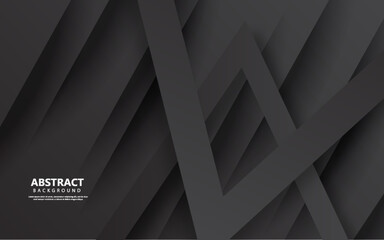 Abstract triangle shape black background