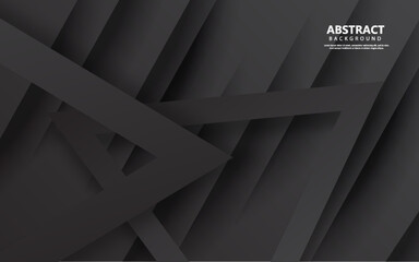 Fototapeta na wymiar Abstract triangle shape black background