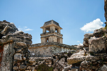 Palenque zona arqueológica, Chiapas, Mexico