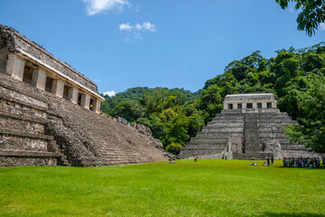 Palenque zona arqueol&oacute;gica, Chiapas, Mexico