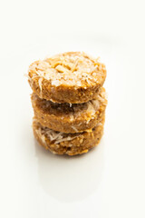 Amrit peda or Amrut pedha or pera is an Indian sweet made from milk and sugar with coconut topping