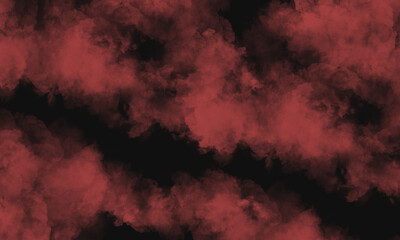 black background with reddish brown smoke