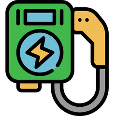 wallbox filled outline icon