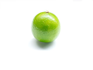 lime on white background