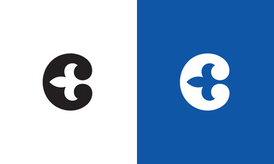 Letter C logo icon design template elements with clean modern minimalist design.